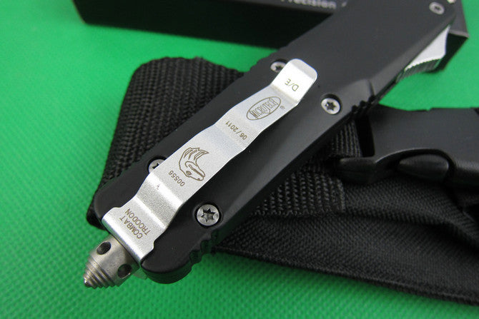 A07 Double-Edged Serrated Knife