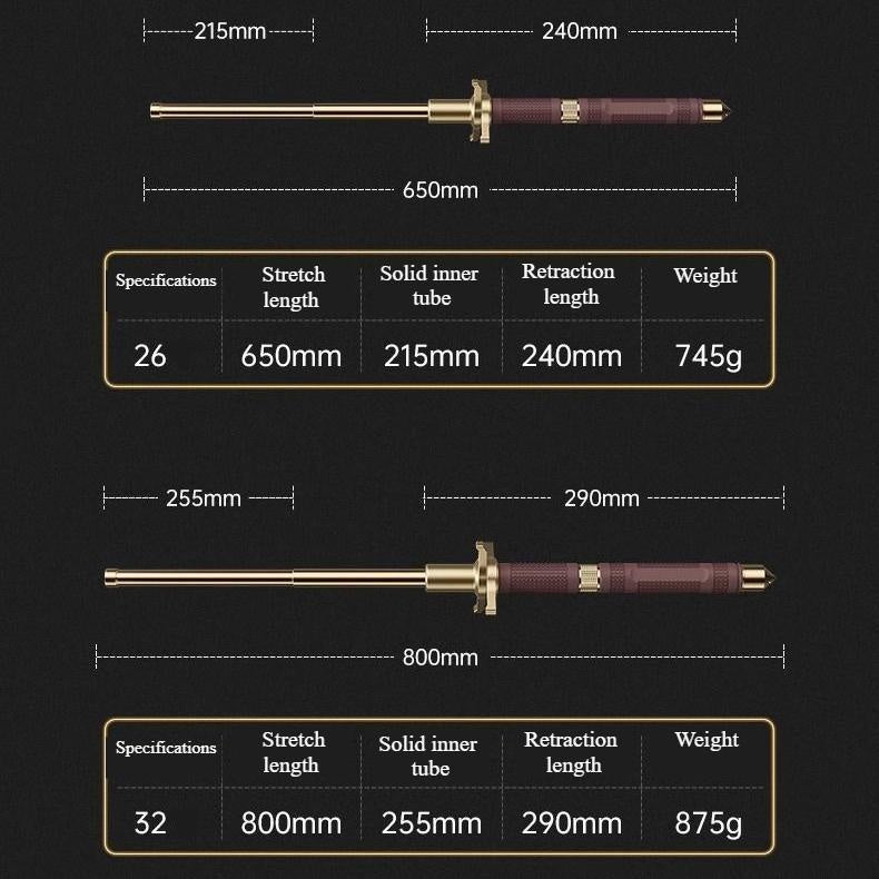 Outdoor Vehicle-mounted Household Safety Self-defense Baton, Protection Equipment