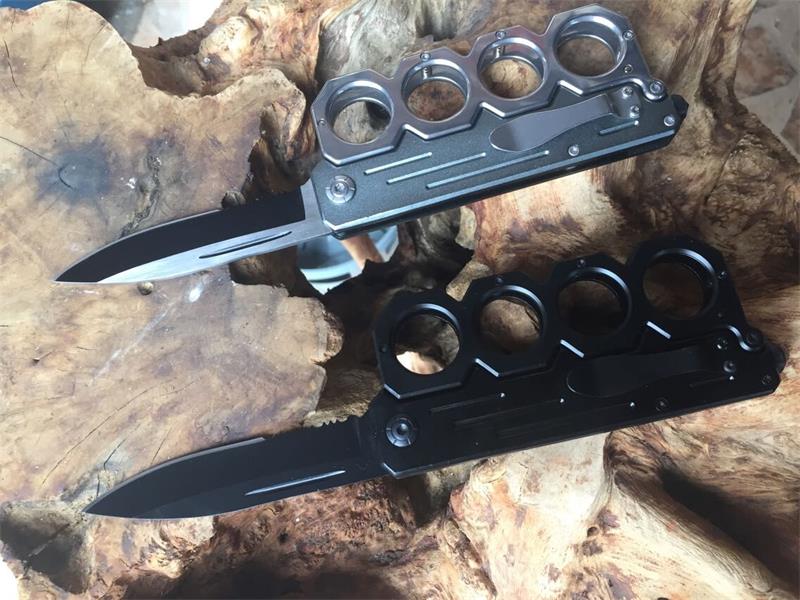 Knuckle guard quick-opening folding knife