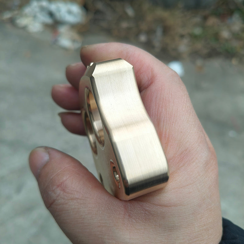 Afrankart DFK 2 Finger Brass Knuckles Knuckle Duster -Cakra EDC Gadgets