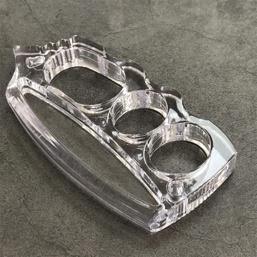 Transparent Knuckle Duster Window Breaking EDC Tool