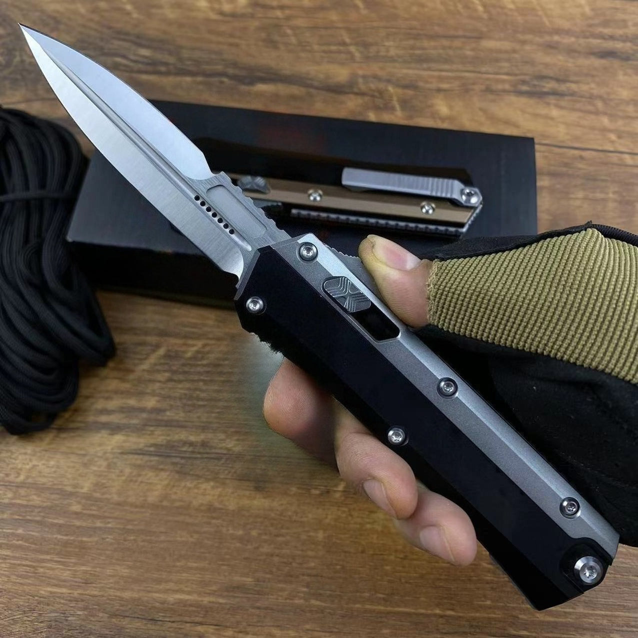 Aluminum Alloy Tricolor D2 58-60HRC Outdoor Portable Tool