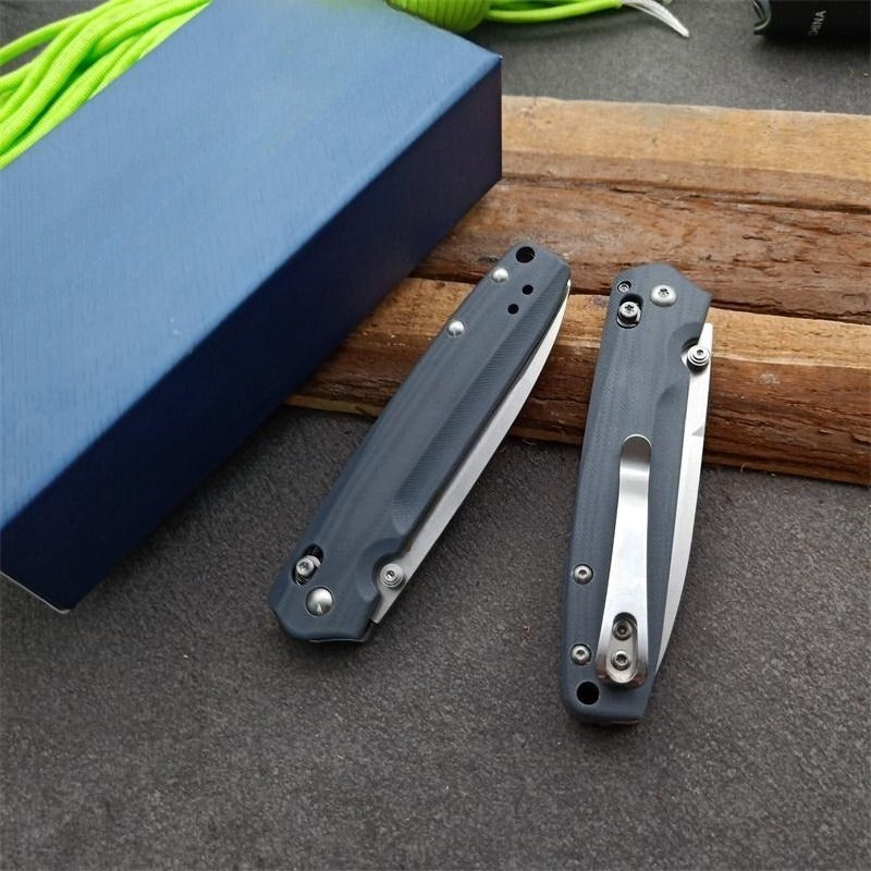 BM485 Blue G10 Handle Outdoor Folding Tool