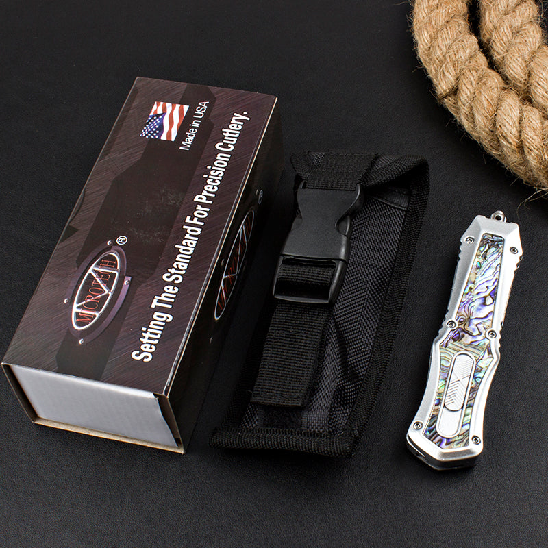 Goddess Bobbi Handle Straight Switchblade