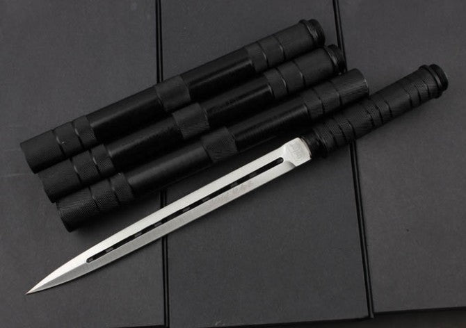 Keepsake Double - Bladed Baton Knife, Four - section Extended Version