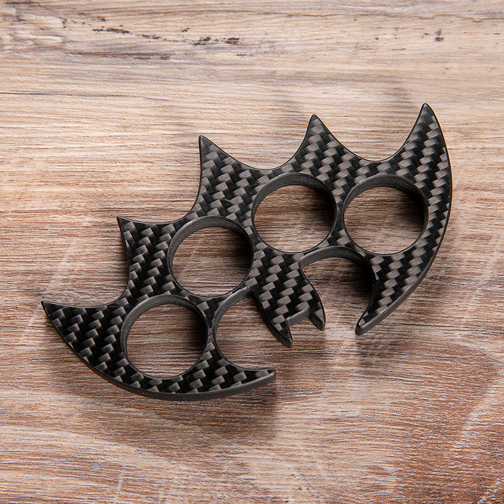 Bat Man Brass Knuckles Carbon Fiber