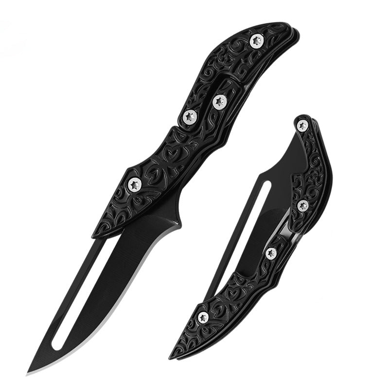 Mini Mechanical Folding Knife Sharp Morphing Pocket Knives