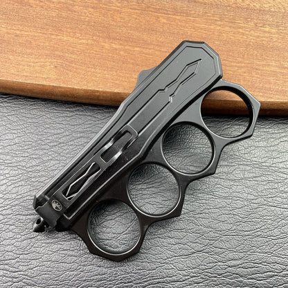 Microtech Outdoor Multi-Purpose Knuckle Duster Sheath, Wilderness Mountaineering Gear, Portable EDC Knife Sheath Handle