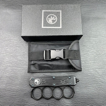 Microtech Outdoor Multi-Purpose Knuckle Duster Sheath, Wilderness Mountaineering Gear, Portable EDC Knife Sheath Handle