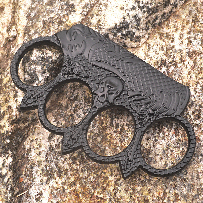 Knuckle Duster Sea King Hand Buckle Fist Buckle Protection Boxing Four Fingers Broken Window Combat Protective Gear EDC Tool