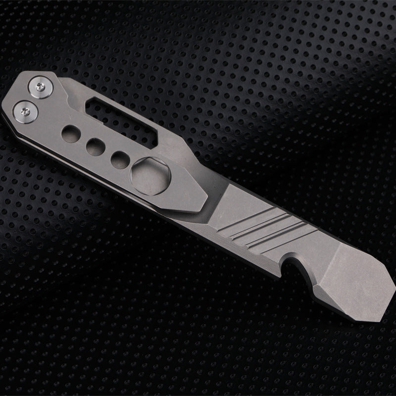 TC4 Titanium Alloy Multifunctional Tool Bottle Opener Portable EDC