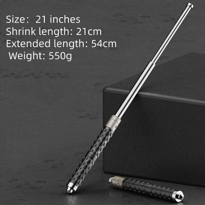 Expandable baton, car-mounted protective baton, legal self-defense product, telescopic baton, self-defense three-section retractable portable expandable baton