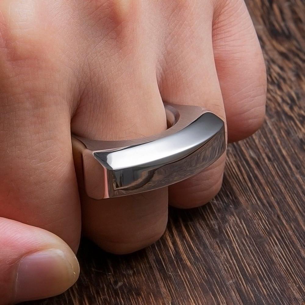 304 Stainless Steel Single Finger Brass Knuckles For Women