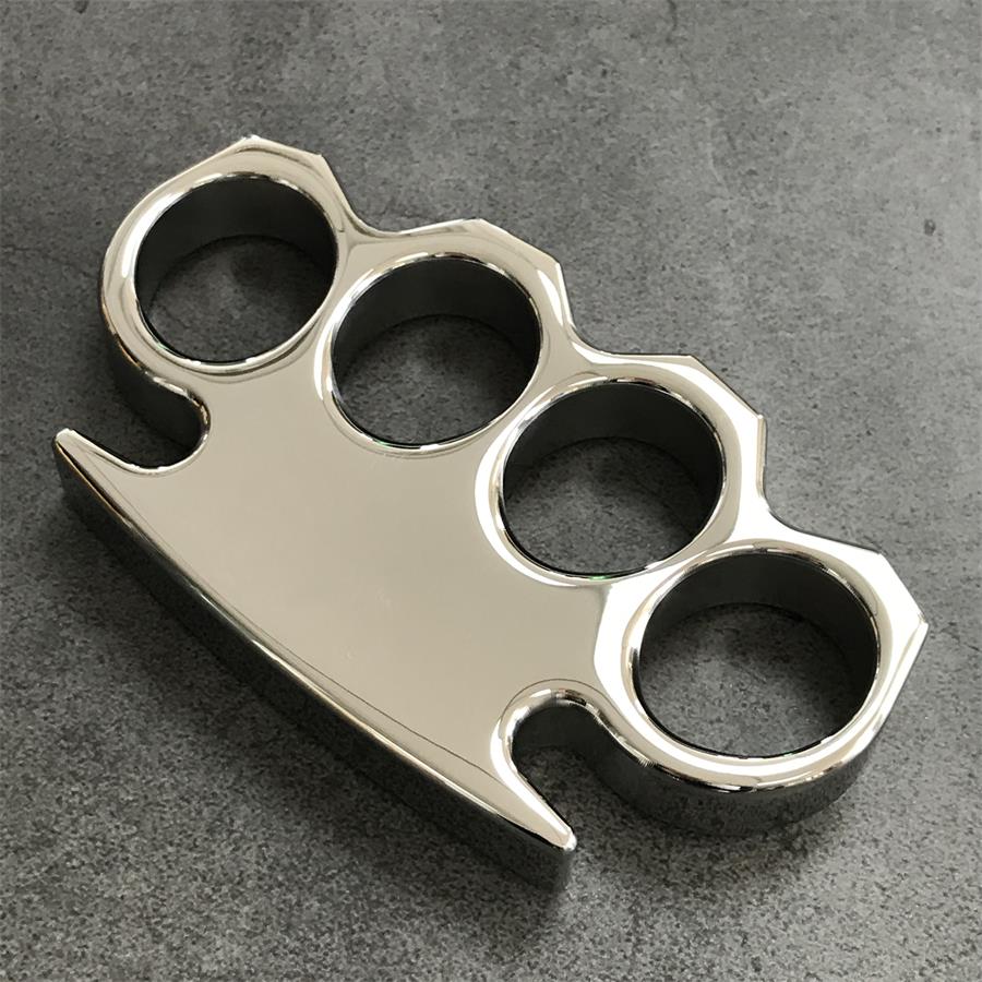 The King Classic Mirror Steel Knuckle Duster Self Defense EDC Tool