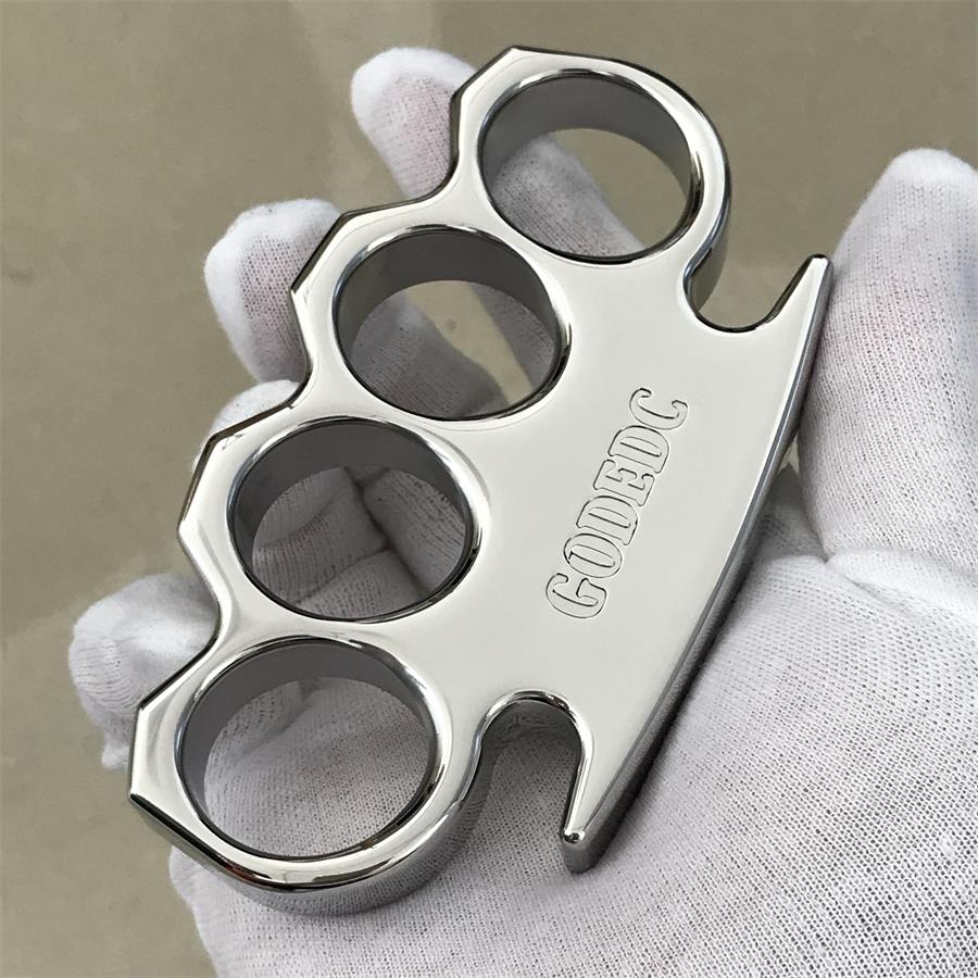 The King GODEDC Solid Classic Mirror Steel Knuckle Duster