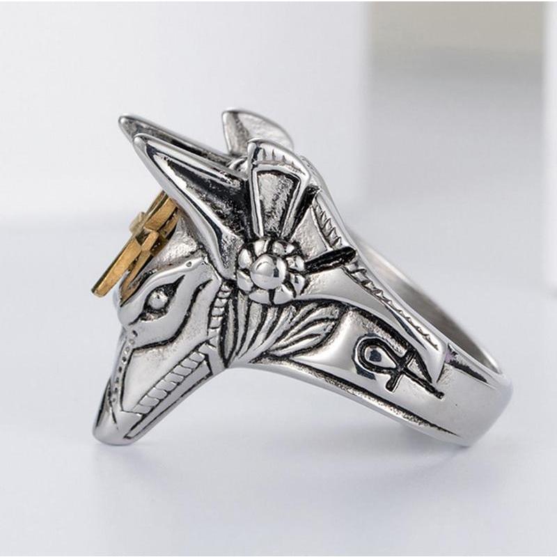 Anubis Full Stainless Steel Self Defense Ring