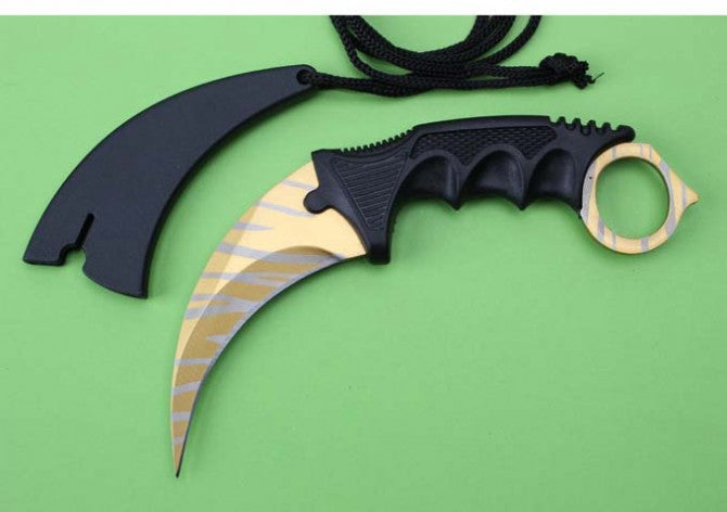 Steel tiger claw knife (three colors)