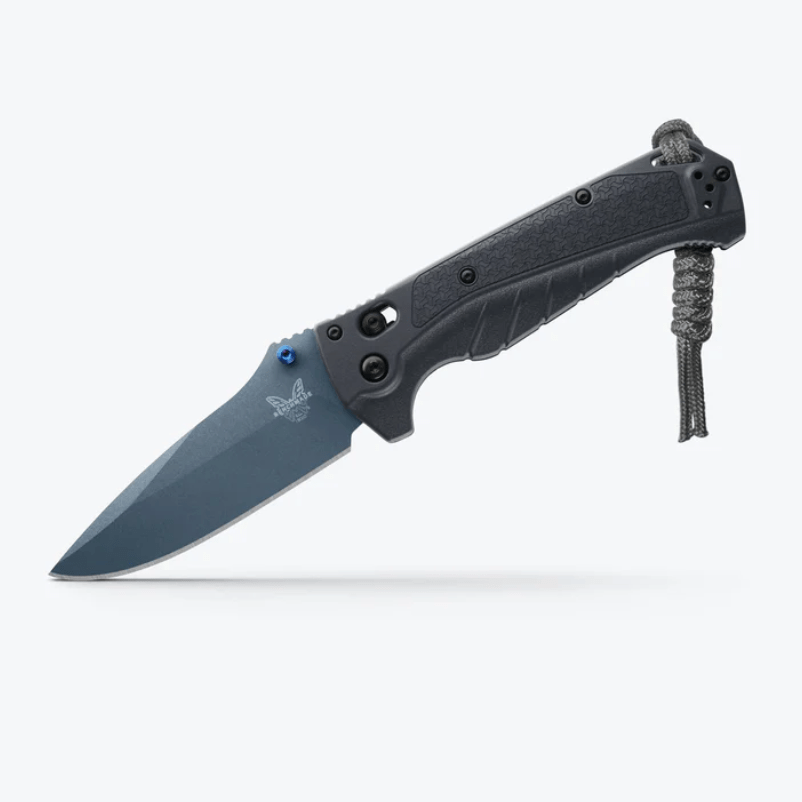 Benchmade Adira™ 18060BT‑01 – 3.88" CPM‑MagnaCut Cerakote Blade, Tempest Gray Grivory Handle, AXIS® Lock Folding Knife