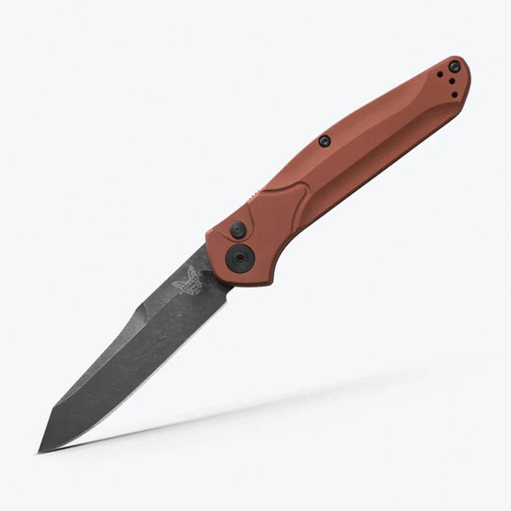Benchmade Osborne Automatic 9400BK-03 – 3.4" Magncacut Burnt Copper Aluminum Folding Knife