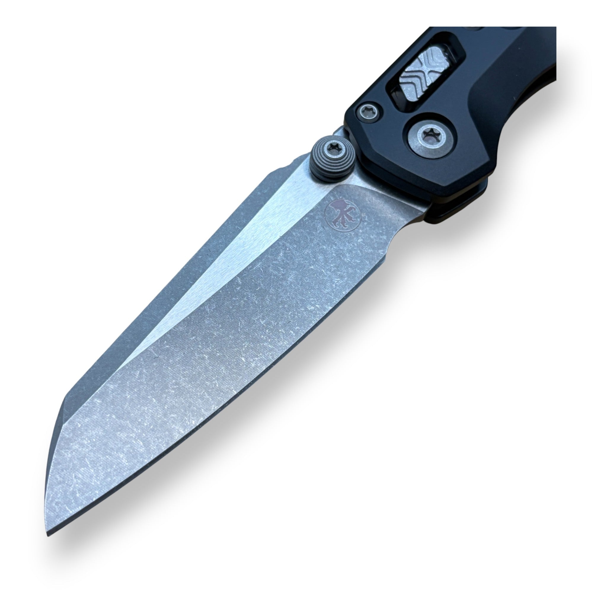 Microtech MSI Mini Folding Knife – Apocalyptic Blade, Frag Aluminum Handle - 210M-10APFR