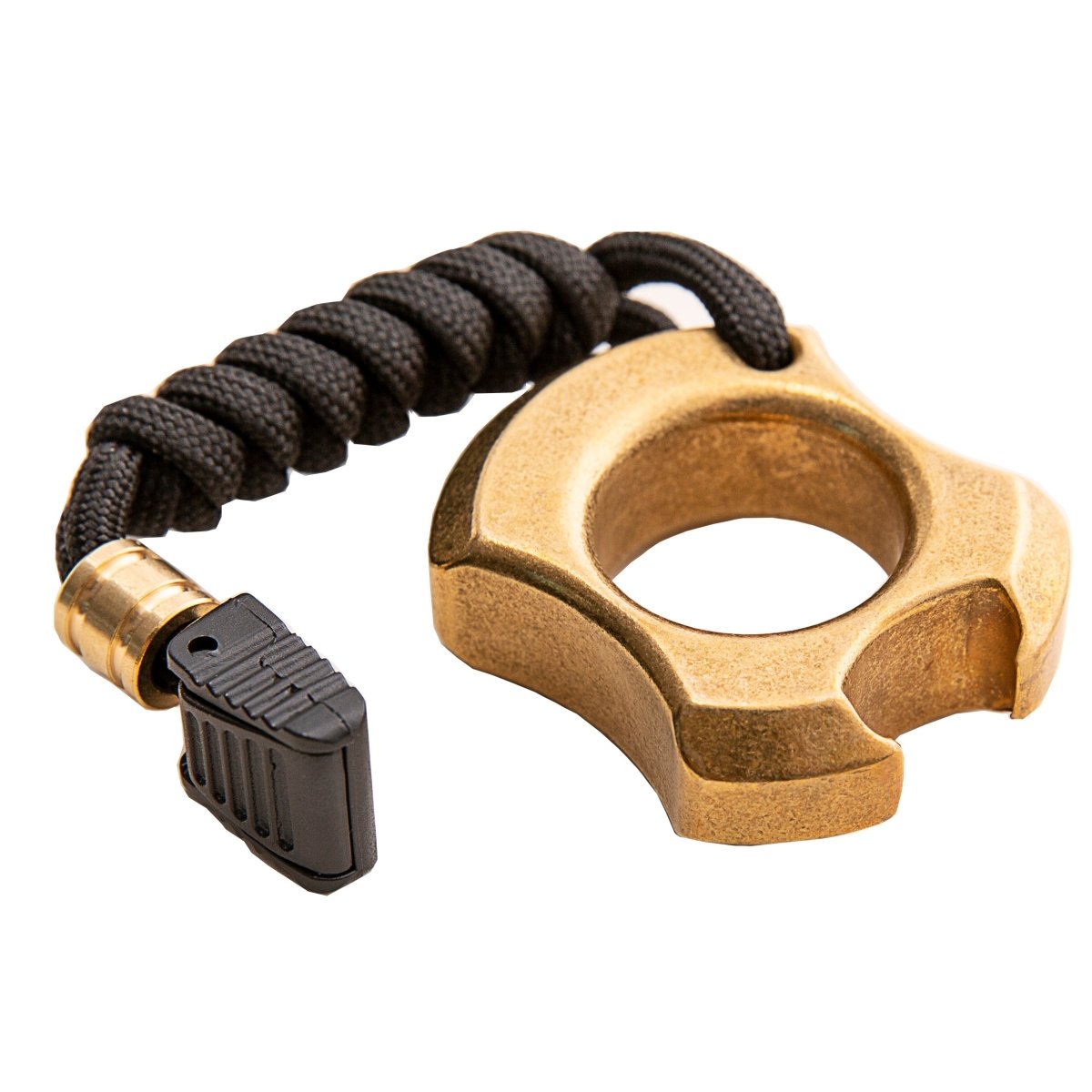Full Brass Wasteland Style Stonewash Bottle Opener Brass Knuckles - Cakra EDC Gadgets