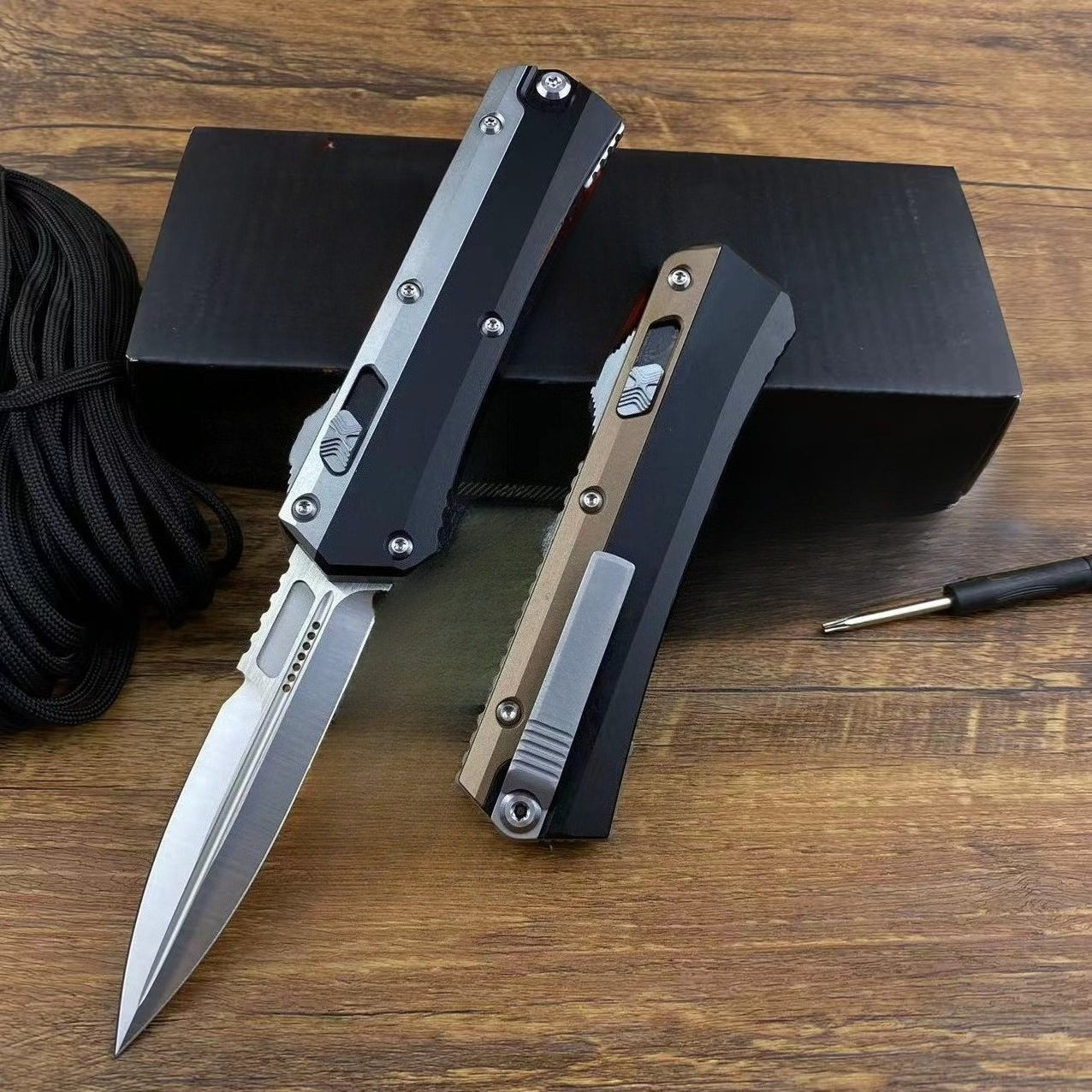 Aluminum Alloy Tricolor D2 58-60HRC Outdoor Portable Tool