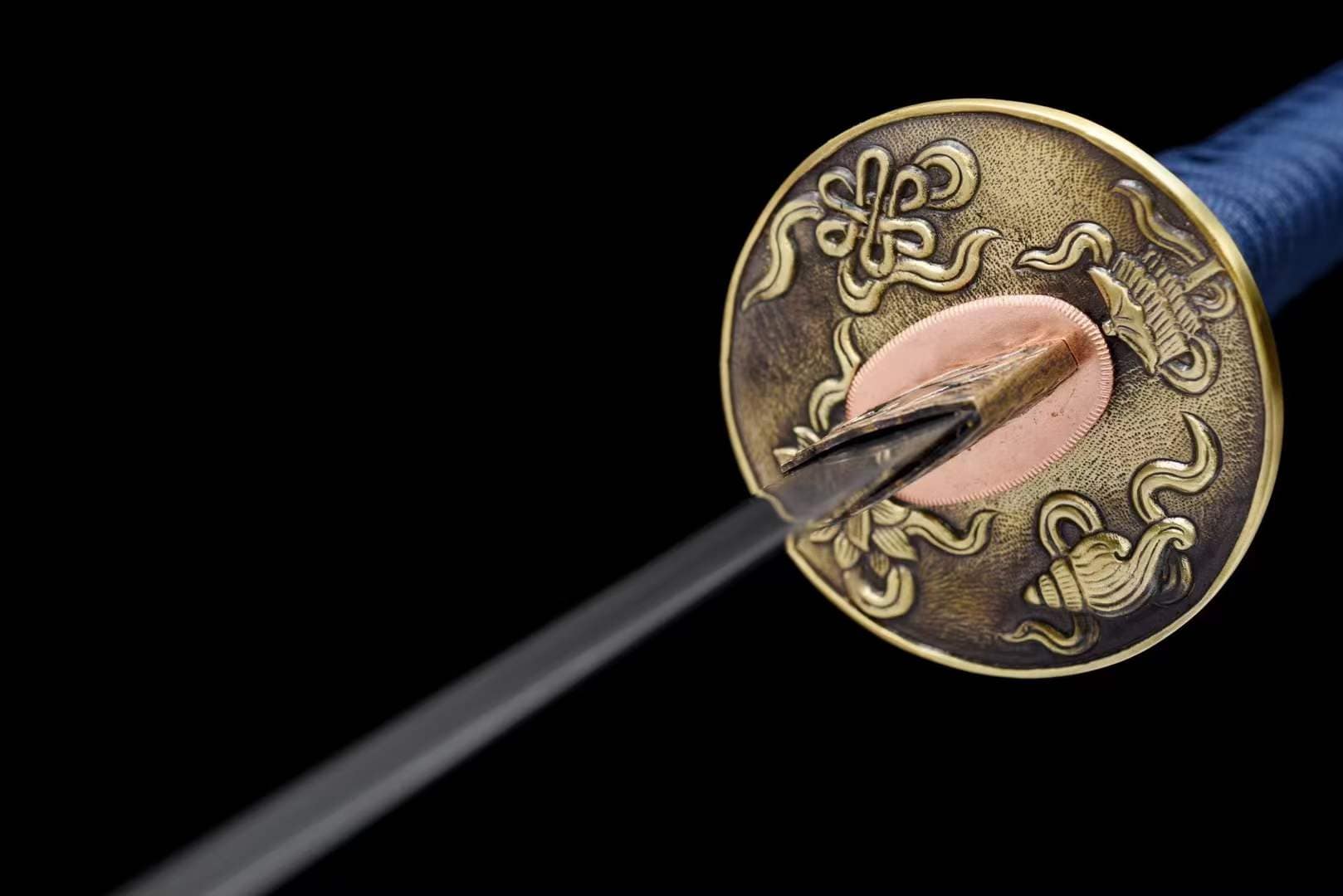 BoxKatana Damascus Samurai Katana [Auspicious Cloud Fighting Sword]