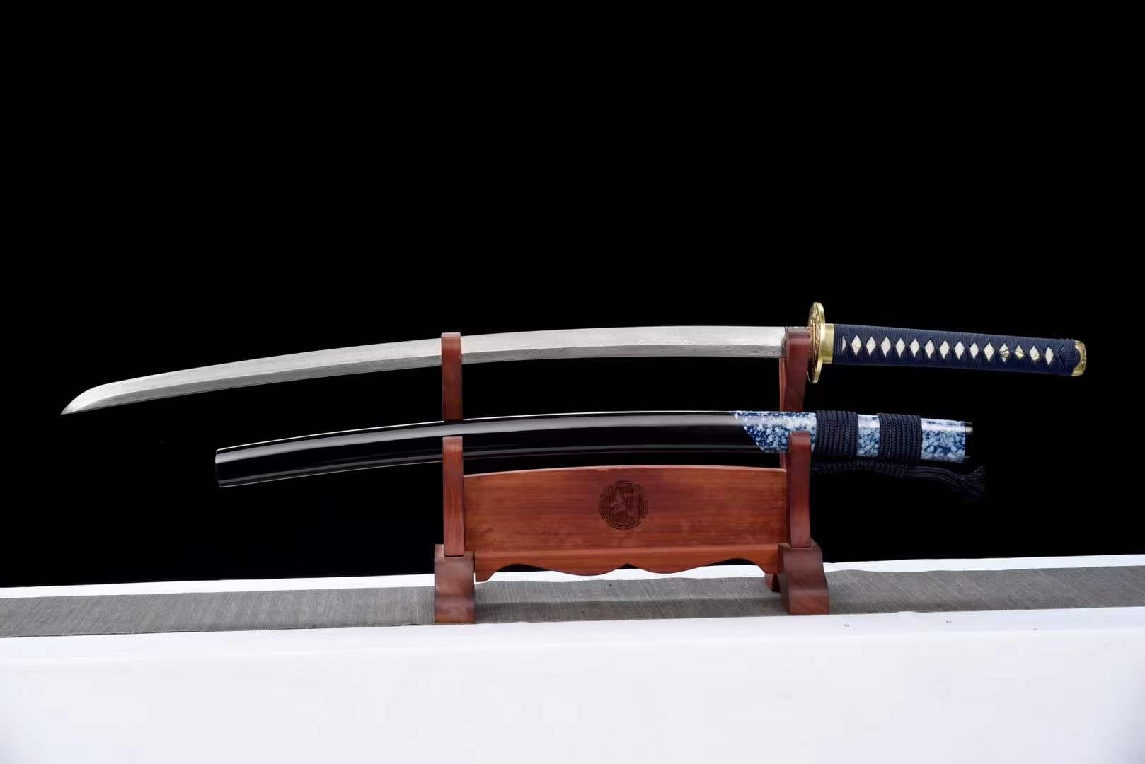 BoxKatana Damascus Samurai Katana [Auspicious Cloud Fighting Sword]