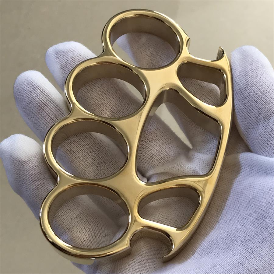 Mate X1 Savage -Mirror Brass Knuckle Duster Bottle Opener EDC Tool