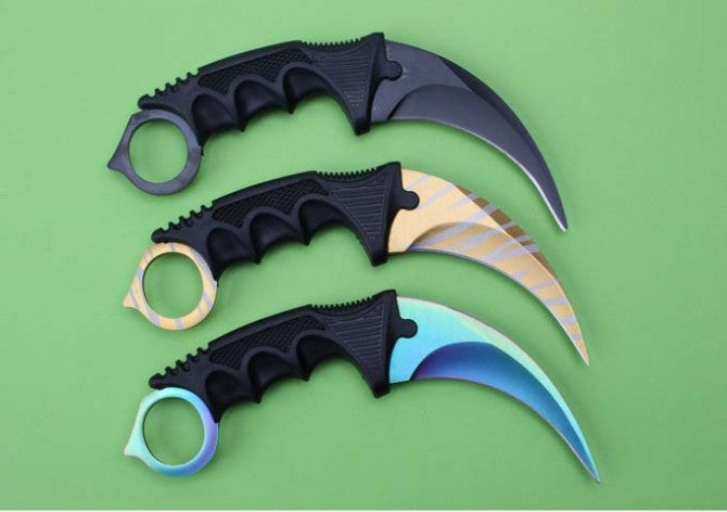 Steel tiger claw knife (three colors)