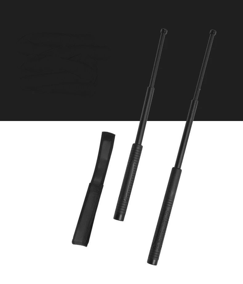 PC telescopic rubber stick, self-defense stick, protective stick, anti-riot stick, suitable for self-defense by men and women, car-mounted, can pass security checks, security equipment