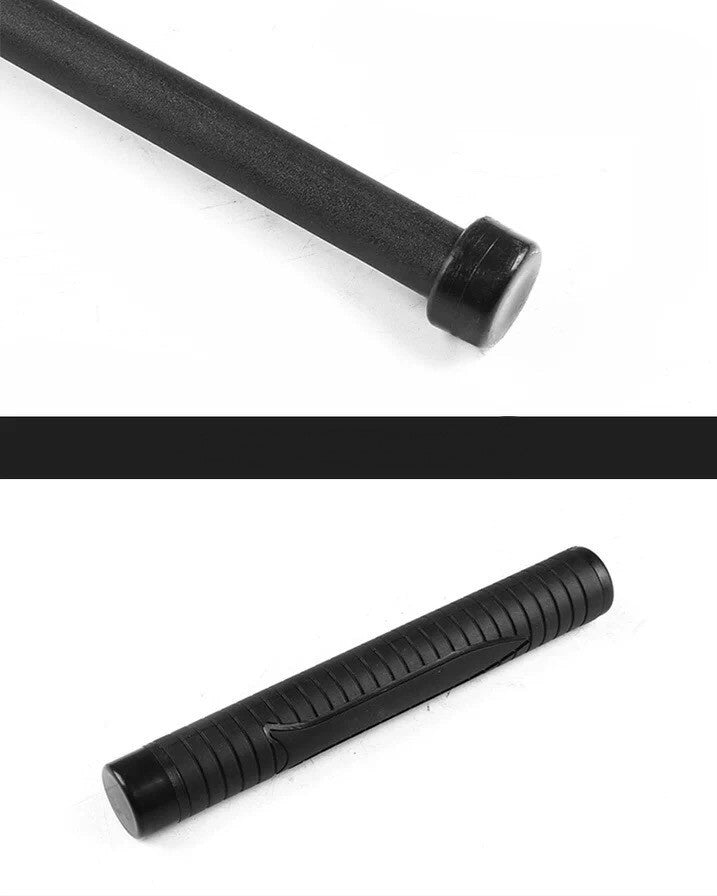 PC telescopic rubber stick, self-defense stick, protective stick, anti-riot stick, suitable for self-defense by men and women, car-mounted, can pass security checks, security equipment