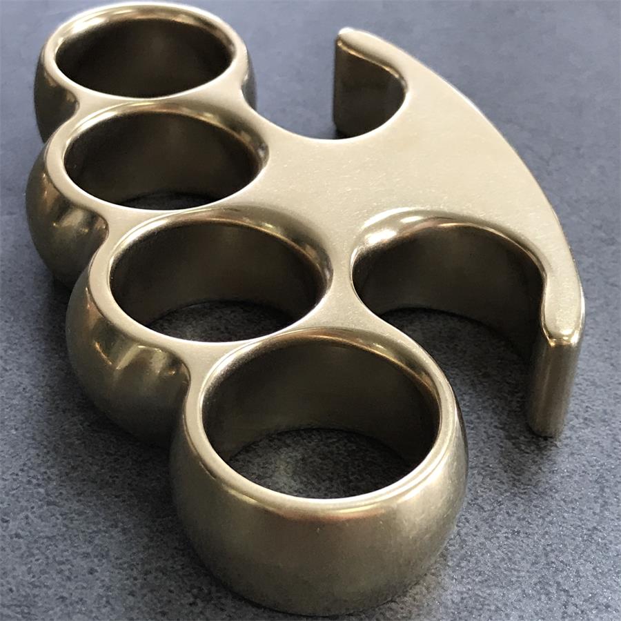 Old Style Classic Stonewashed Brass Knuckle Duster