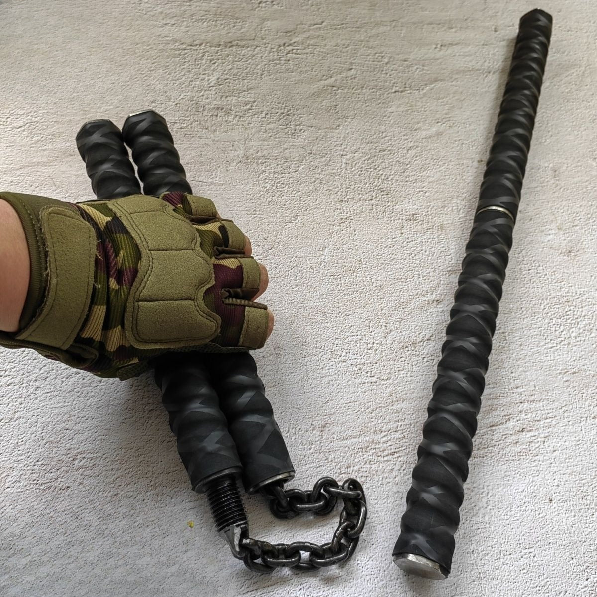 Two-in-one All-steel Connectable Multi-functional Outdoor Tool