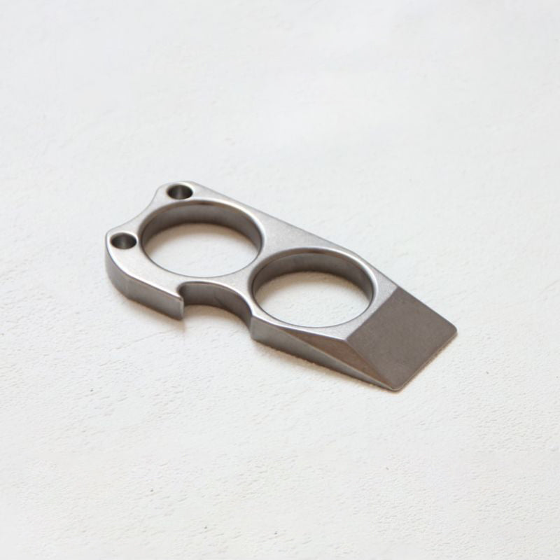 Mini Crowbar Titanium Bottle Opening EDC Keychain Backpack Tool