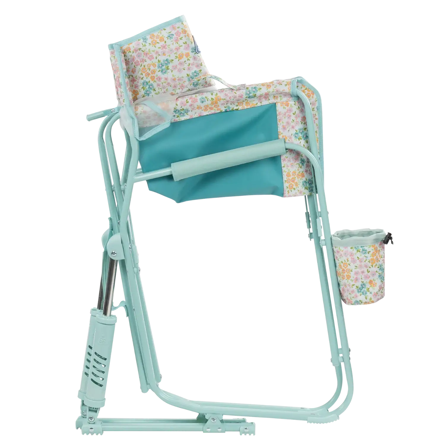 Collapsed freestyle rocker elite in teal sundress.