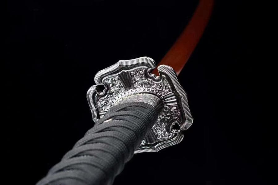 boxkatana Hand Forged Anime Katana Dragon Blade - Upgraded version Undead Cut with Red Blade