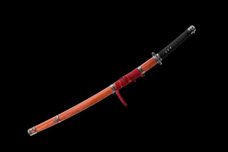 boxkatana Hand Forged Anime Katana Dragon Blade - Upgraded version Undead Cut with Red Blade