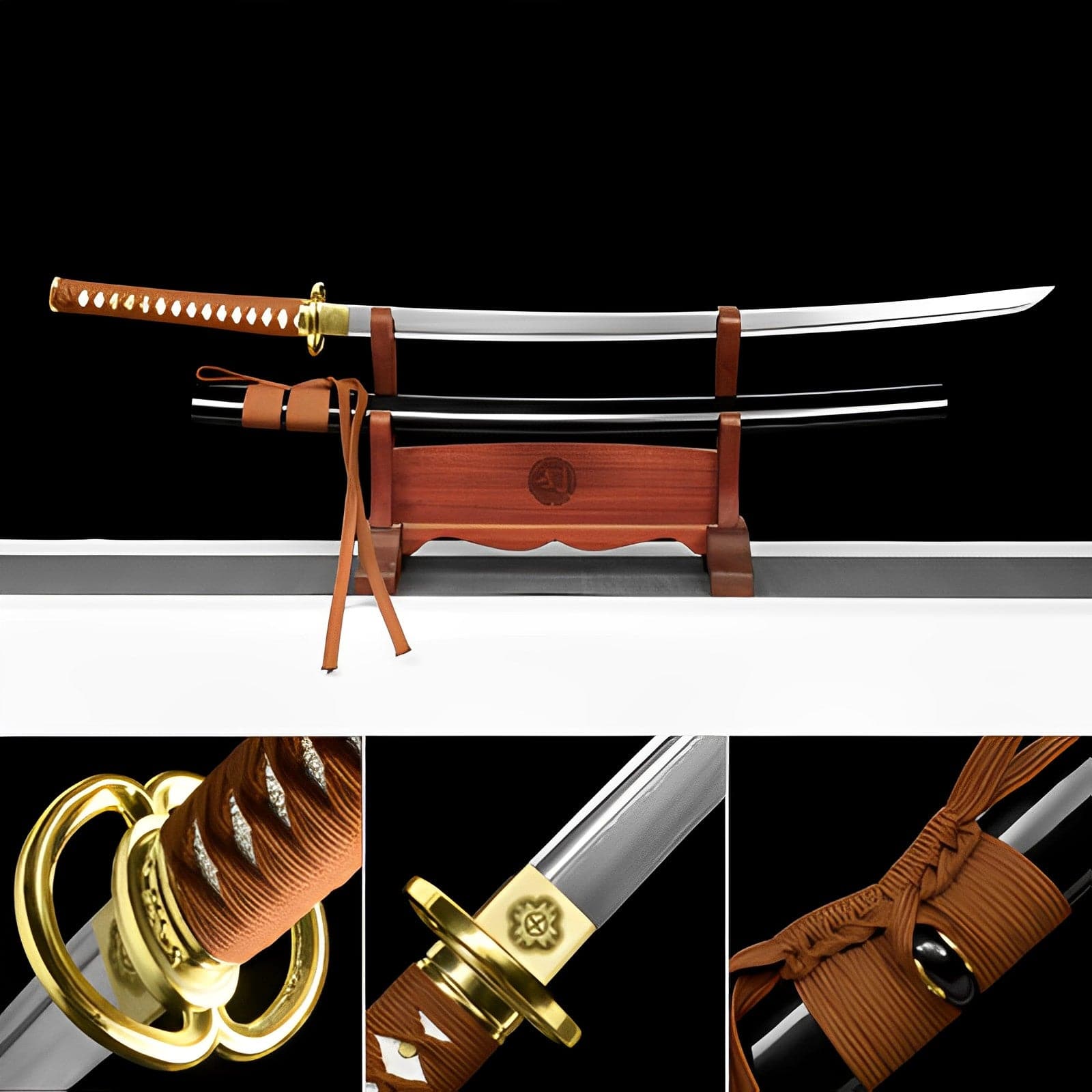boxkatana Hand Forged Anime Katana Himura Kenshin Reverse Blade Edition Pattern Steel