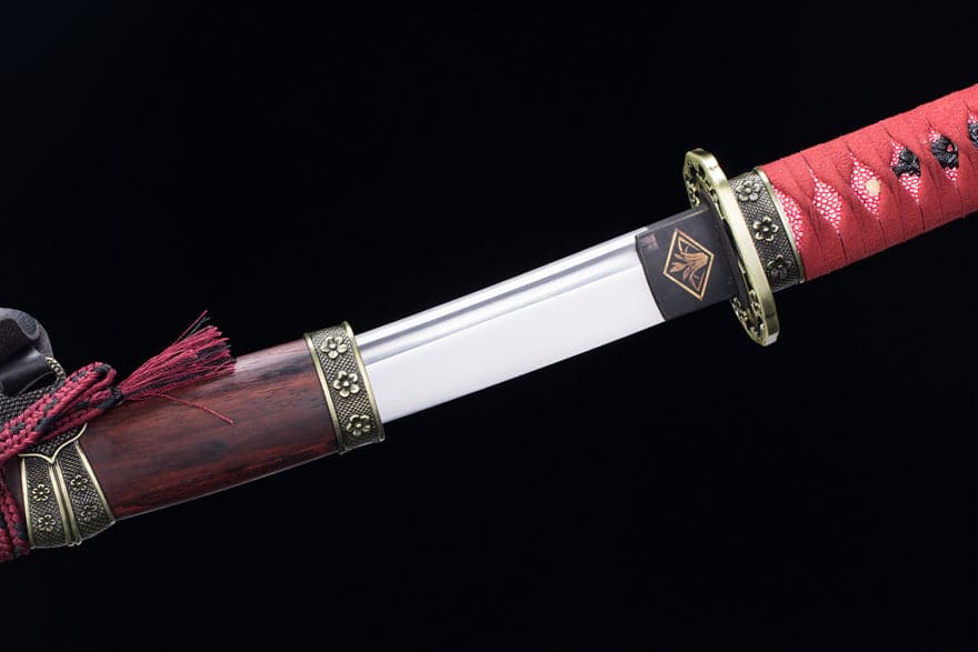 boxkatana Hand Forged Anime Katana Undead Cut（Thunderbolt）Charcoal quenching