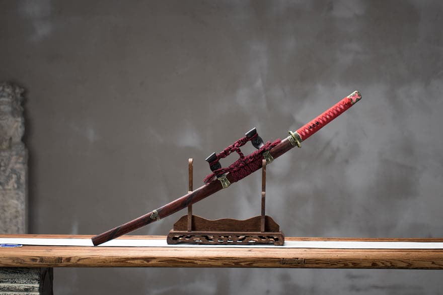 boxkatana Hand Forged Anime Katana Undead Cut（Thunderbolt）Charcoal quenching