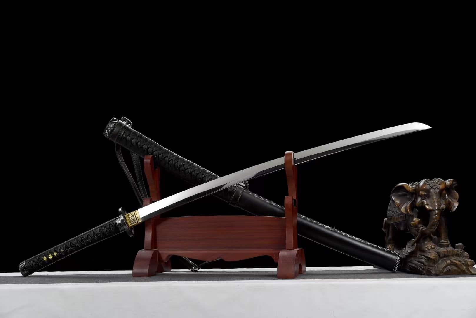 boxkatana Hand Forged Anime Katana Walking Dead Mirror polishing