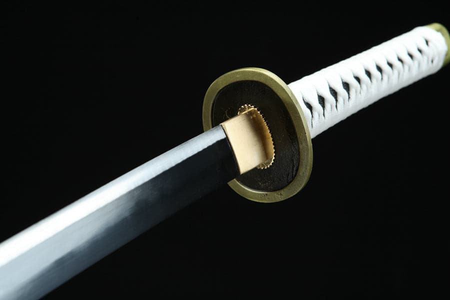 boxkatana Hand Forged Anime One Piece Roronoa Zoro's Wado Ichimonji Sword 1045 High Carbon Steel Clay Tempered