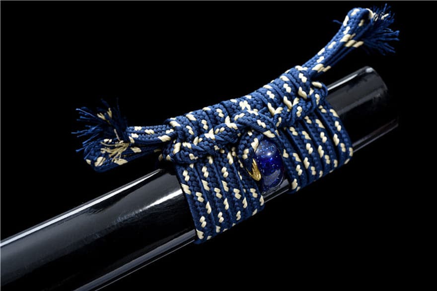 boxkatana Hand Forged Japanese Samurai Katana Bitter Cold Fragrance Pattern Steel Blue Blade