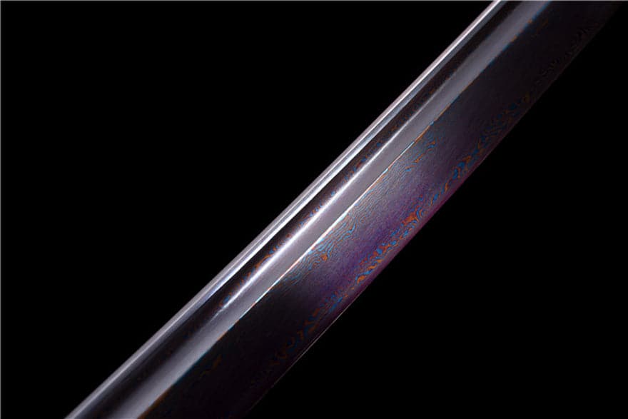 boxkatana Hand Forged Japanese Samurai Katana Bitter Cold Fragrance Pattern Steel Blue Blade