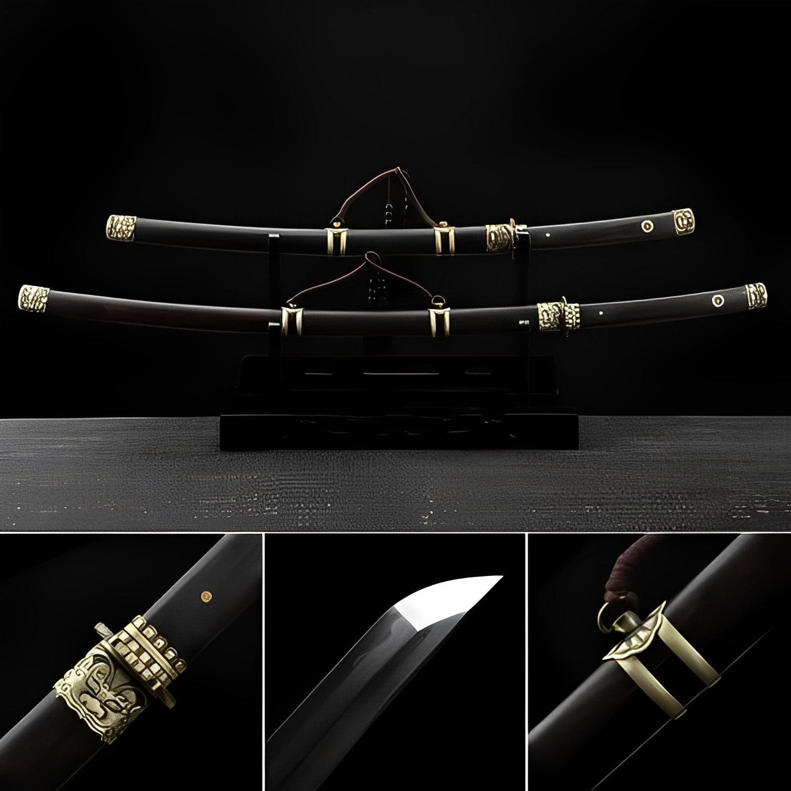 boxkatana Hand Forged Japanese Samurai Katana Chi Dragon Pattern Steel Fine grinding