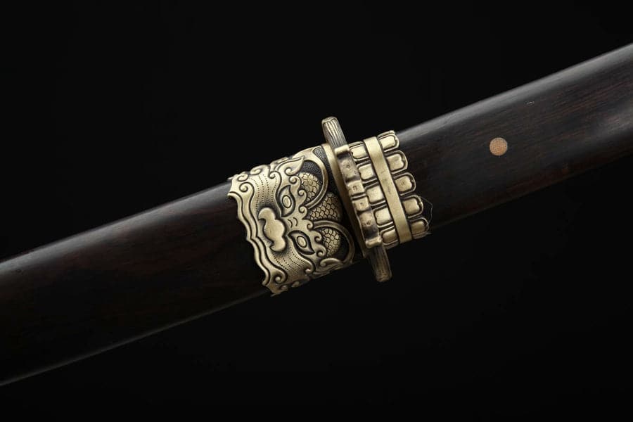 boxkatana Hand Forged Japanese Samurai Katana Chi Dragon Pattern Steel Fine grinding