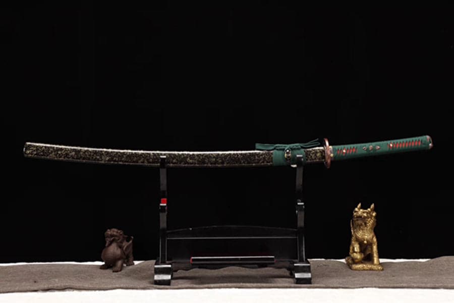 boxkatana Hand Forged Japanese Samurai Katana Dark Knight T10 Burned edge Hand grinding