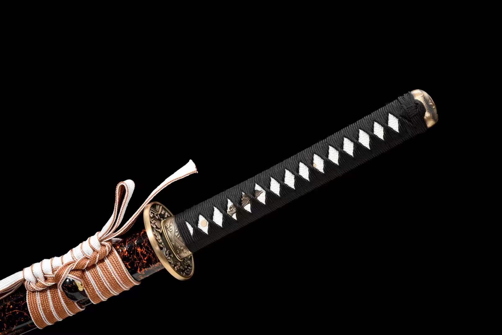 boxkatana Hand Forged Japanese Samurai Katana Desert T10 Turns the soil to burn blade