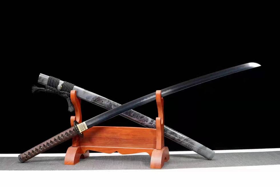 boxkatana Hand Forged Japanese Samurai Katana Dragon Soul High Manganese Steel Full Tang